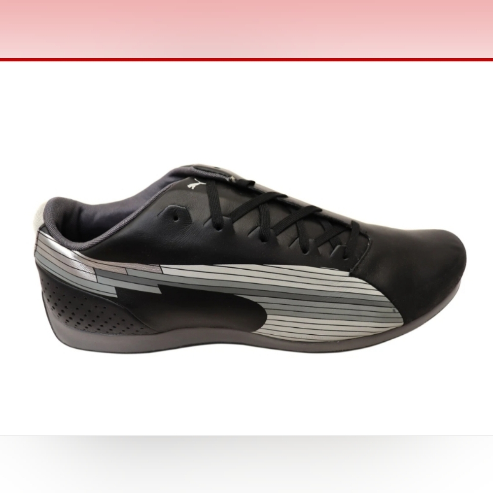 Puma Men's Black and Gray Sneakers